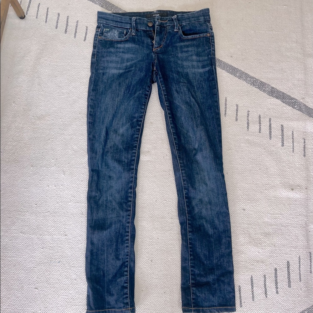 Joe’s cigarette jeans. Size 25.